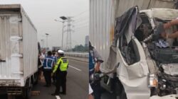 Kronologi Kecelakaan Dua Truk di Tol Dalam Kota, Satu Orang Tewas Saat Ganti Ban
