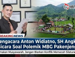 Pengacara Anton Widiatna, SH Angkat Bicara Soal Polemik MBG Pakenjeng: Utamakan Musyawarah, Jangan Biarkan Konflik Memecah Silaturahmi