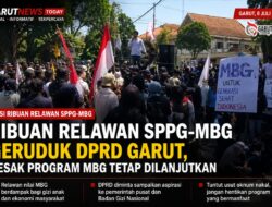 Viral! Ribuan Relawan SPPG-MBG Geruduk DPRD Garut, Desak Program Makan Bergizi Gratis Tetap Dilanjutkan