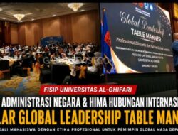 Mahasiswa FISIP Unfari Digembleng Jadi Pemimpin Global, HIMA Administrasi Negara dan HI Gelar Global Leadership Table Manner