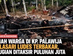 Ditinggal ke Kebun, Rumah Warga Neglasari Ludes Terbakar, Kerugian Puluhan Juta