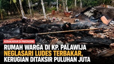 Ditinggal ke Kebun, Rumah Warga Neglasari Ludes Terbakar, Kerugian Puluhan Juta