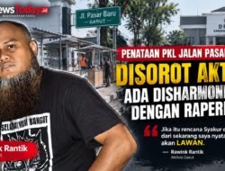 Memasuki Tahun Kedua Kepemimpinan Syakur–Putri, Penataan PKL Jalan Pasar Baru Disorot Aktivis