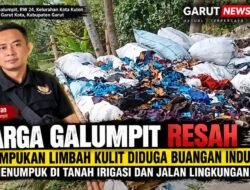 Warga Galumpit Resah, Tumpukan Limbah Kulit Menumpuk Di Tanah Irigasi Dan Jalan Lingkungan